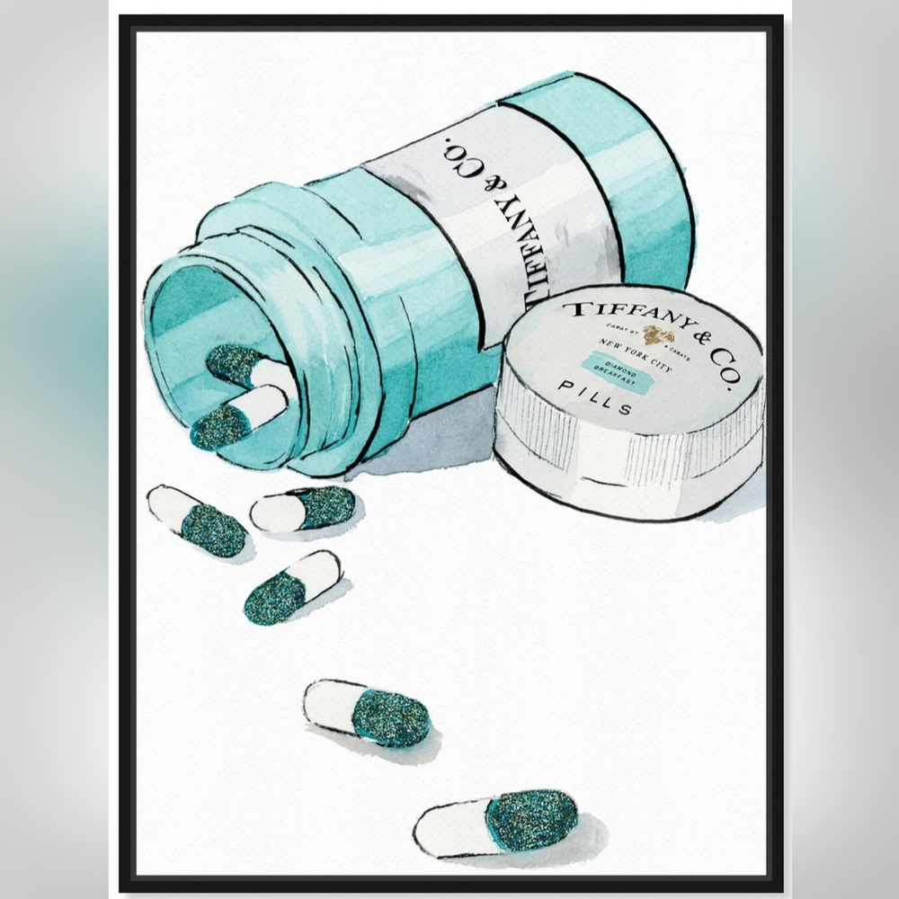 Tiffany & Co. 8 1/2"x11" Framed Wall Art